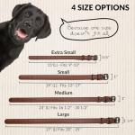 Personalized Engraved Vegan Leather Dog Collar