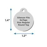 Glow in the Dark Dog Tag Silencers