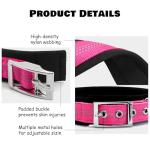 Reflective Personalized Dog Collar with Matching Leash