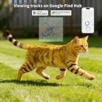 GPS Cat Collar with Pet Tracker, No Fees