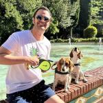 Retractable Dog Leash with Light and Soft Grip