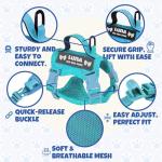 Blue Tactical Cat Harness and Leash Set