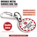 Service Dog Vest Harness with ID Tag and Patches