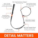 Reflective Slip Lead Leash with Double Handles