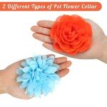 20Pcs Colorful Dog Flower Collar Accessories