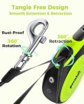 Retractable Dog Leash with Light and Soft Grip