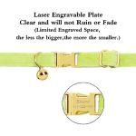 Adjustable Personalized Cat Collar with Name Plate