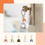 Cute Cat Keychains Party Favors - 5 Pack