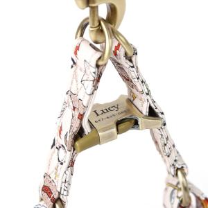 Personalized Organic Cotton Dog Harness - Adjustable Fit