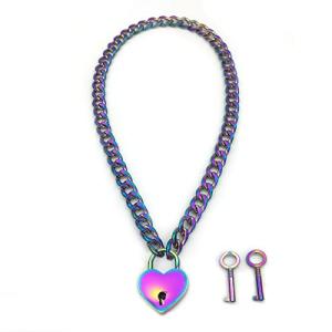 Padlock Necklace Choker with Keys for Pets