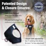 No Choke Step-In Dog Harness - Black, Large