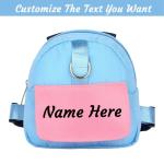 Personalized Blue Pet Backpack for Cats & Dogs
