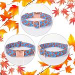 Cute Blue Basketball Print Dog Collar for Medium Dogs