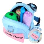 Personalized Blue Pet Backpack for Cats & Dogs