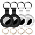 4-Pack Waterproof Airtag Holder Cases for Pets