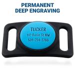 Custom Engraved Dog Collar Holder for Airtag