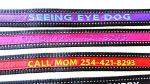 Custom Reflective Dog Leash with Personalized Embroidery