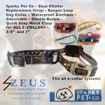 Zeus Adjustable E-Collar Strap for Dogs