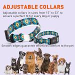 Biothane Waterproof Quick Release Dog Collar - Blue Aztec
