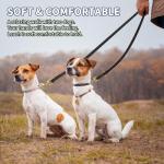 Hands-Free Multi-Function Leather Dog Leash 8ft