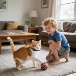 GPS Cat Tracker Collar with Advanced Tracking