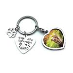 Personalized Pet Memorial Photo Frame Keychain