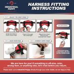 Reflective Service Dog Vest Harness Kit Bundle