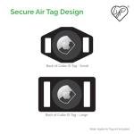 Personalized Airtag Pet ID Collar Tag - Orange Paw