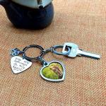 Personalized Pet Memorial Photo Frame Keychain