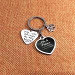 Personalized Pet Memorial Photo Frame Keychain