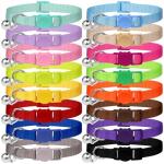 16 Pack Breakaway Cat Collars with Bells