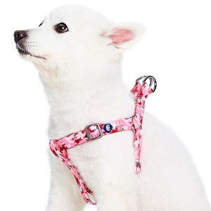 Pink Camo Step-in Dog Harness for Small Dogs