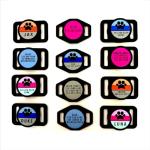 Personalized Airtag Pet ID Collar Tag - Blue Paw