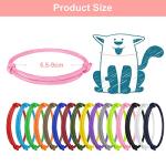 16 Pack Adjustable Puppy ID Collars - Multi-Colors