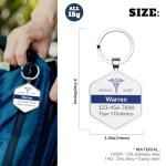 DISONCARE QR Code Medical Alert ID Tag