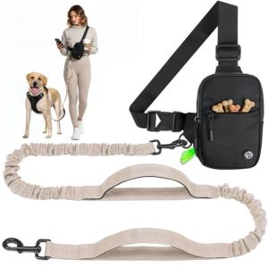 Hands-Free Dog Leash Bag with Poop Dispenser