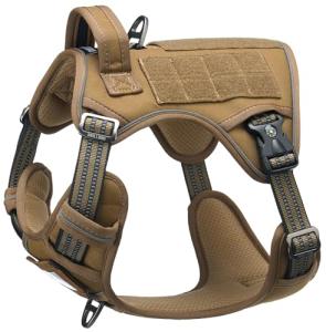 Tactical No Pull Dog Harness with ID Card
