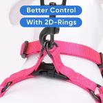 Pawtitas Adjustable No-Pull Dog Harness in Pink