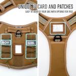 Tactical No Pull Dog Harness with ID Card