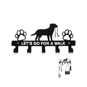 Heavy Duty 5-Hook Dog Leash Wall Holder