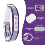 Personalized Reflective Dog Collar and Leash Set