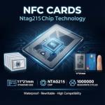 NFC Tag Stickers for Smartphone Identification (30 Pack)