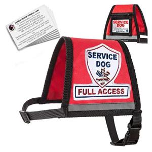Service Dog Vest with Patch, ID Badge & Pocket