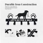 Heavy Duty 5-Hook Dog Leash Wall Holder