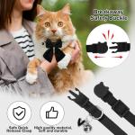 Cute Breakaway Cat Collar Bowtie Set, 2 Pack
