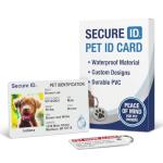 Emergency Pet ID Card with Home Alone Instructions