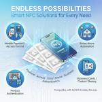 NFC Tag Stickers for Smartphone Identification (30 Pack)