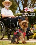 Small Service Dog Vest with ID Tag & Leash