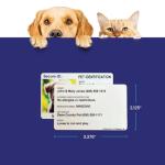 Emergency Pet ID Card with Home Alone Instructions