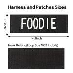 AUROTH Glow-in-the-Dark Dog Vest Patches 8-Pack